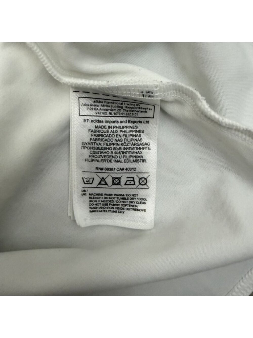 adidas Men's Bosnia and Herzegovina National Soccer Jersey Size M White Blue EUC - Picture 11 of 11
